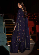 Asim Jofa Luxury Festive Embroidered Silk 3 Piece Unstitched Suit AJ25LFD3 AJLLF-12